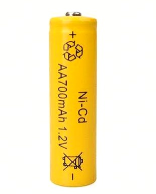 Батарейка акумуляторна , Ni-Cd , пальчикові, "АА" , 1.2 V , ЦІНА ЗА 1 ШТУКУ