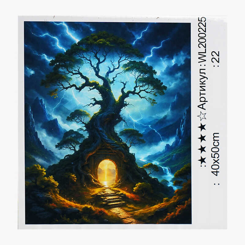 Картина за номерами WL 200225 (30) "WToys", 40х50 см, світиться у темряві, в коробці