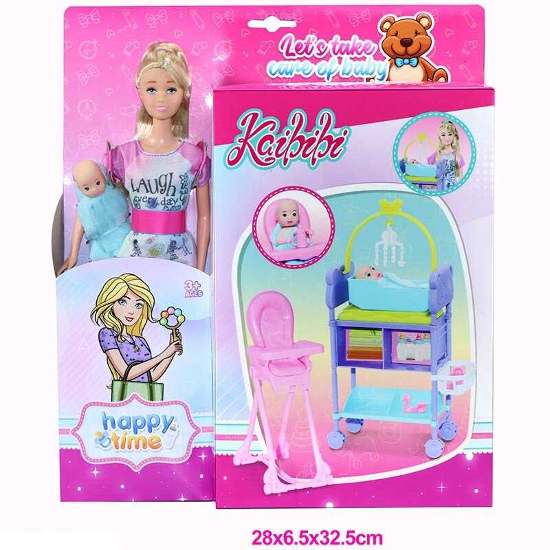 Лялька WG 207 (36/2) 30 см, пупсик, аксесуари, меблі, в коробці