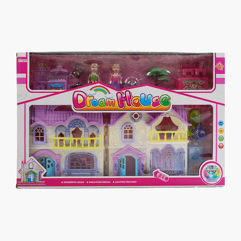 Будиночок 8117-2 A (18/2) будиночок 23.5 х 13 х 23 см, меблі, фігурки, декоративні елементи, улюбленець, кухня, світло, звук, в коробці