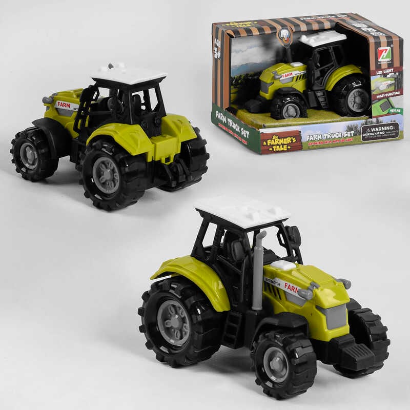 Трактор 550-1 Р (180/2) на батарейках, підсвічування корпусу, звук техніки, в коробці