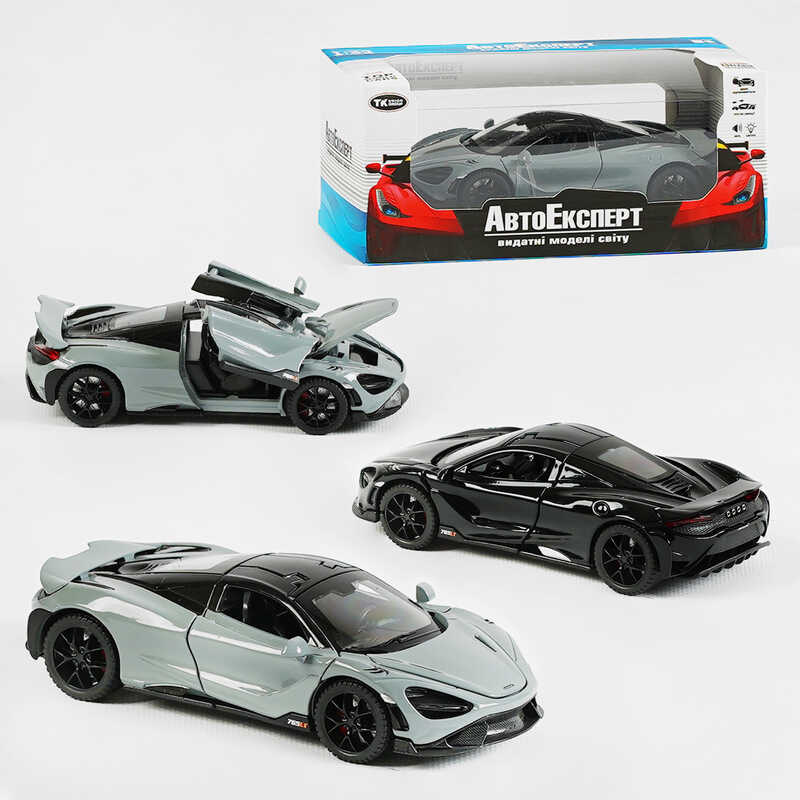 Машинка 18025 (48/2) "Авто Експерт", 2 види, металопластик, 1:32, звук, світло, інерція, рухомі елементи, в коробці