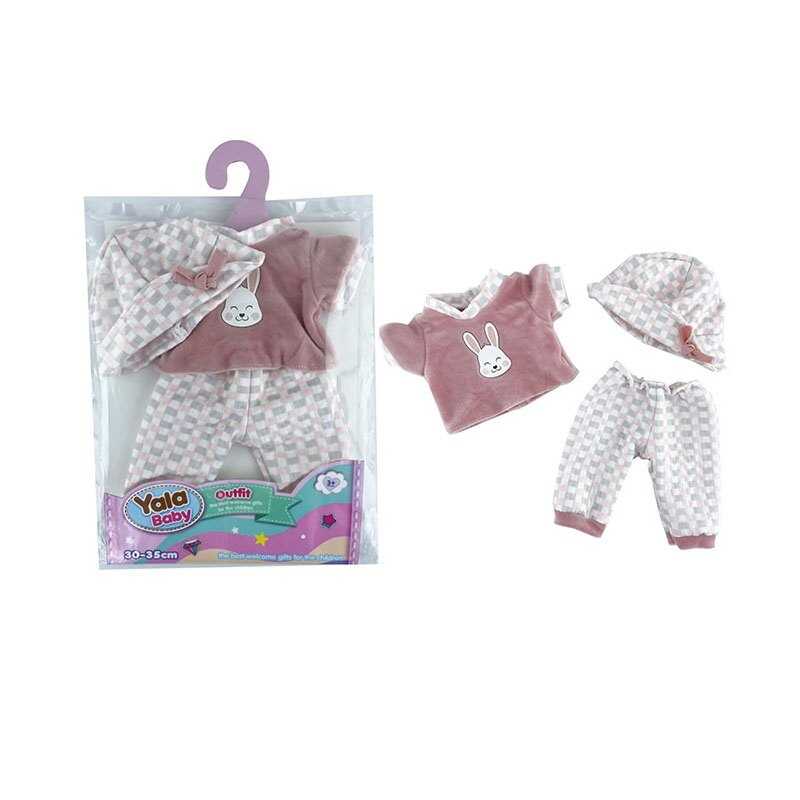 Одяг для пупса YLC 235 H (120) кофтинка, штанці, шапочка, в пакеті