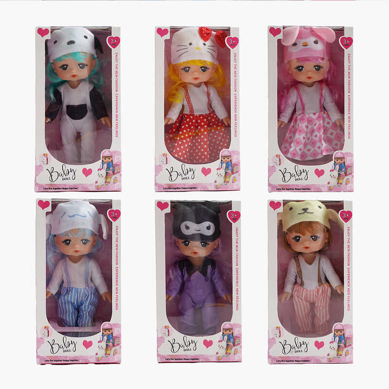 Лялька XD 62 A (120/2) висота - 27 см, музичний чіп, пісня англійською мовою, знімний одяг, знімне взуття, рухомі елементи, в коробці, ВИДАЄТЬСЯ МІКС ВИДІВ