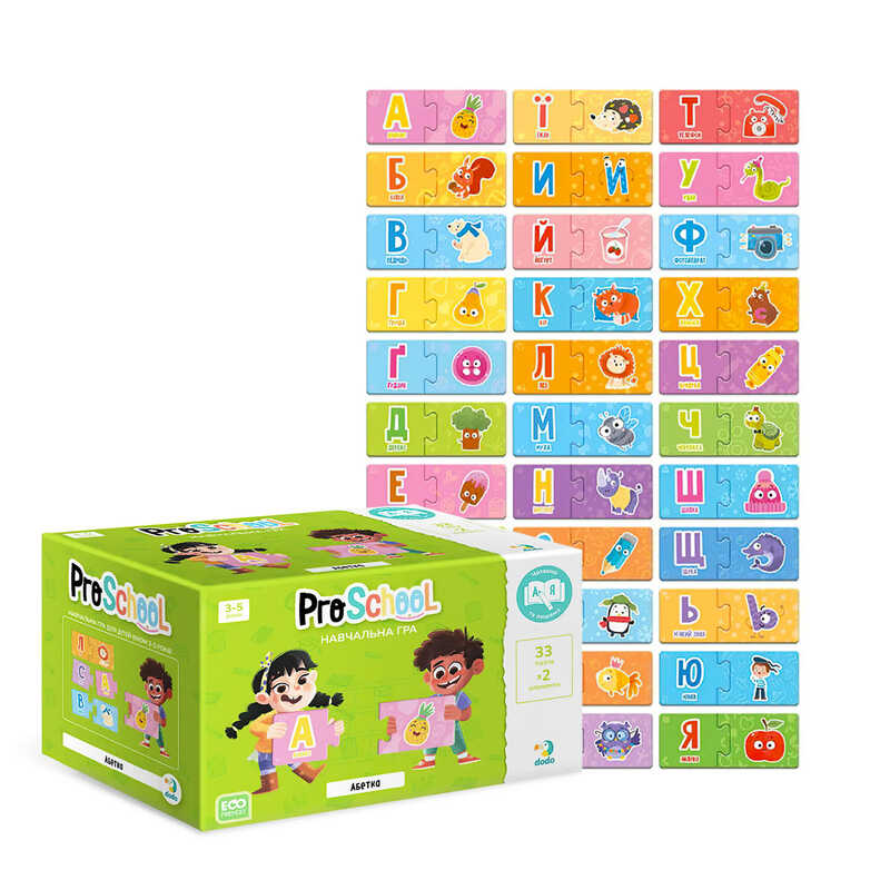 гр Навчальна гра "Абетка" 301210 (40) "Dodo"