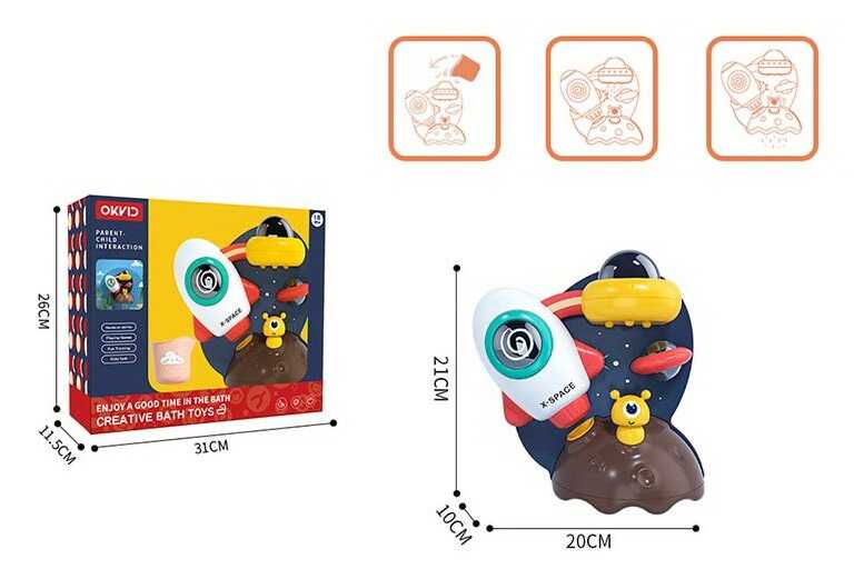 Гра для ванни 5006 (18) космічна прогулянка, в коробці