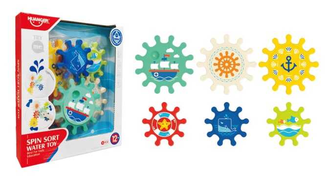 Гра для ванни HE 0260 (24) на присосках, в коробці