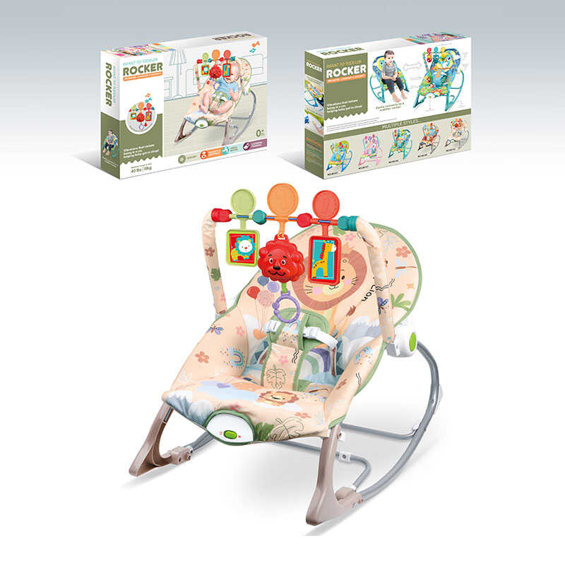 Шезлонг 68170-1 (8) мелодії, 3 підвіски, заспокійлива вібрація, в коробці