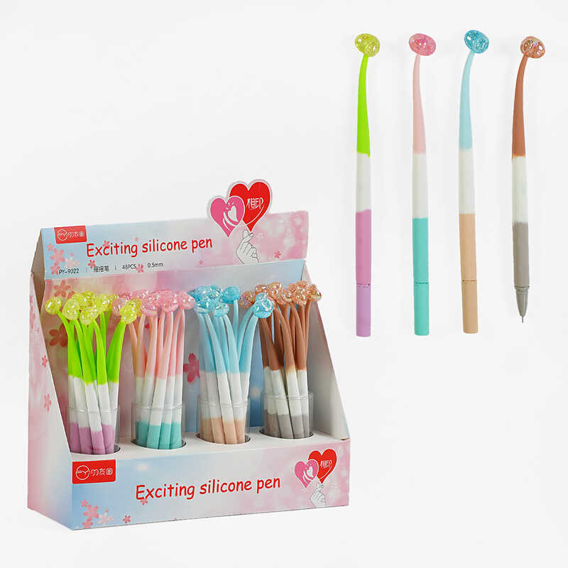 Ручка D 35225 (24) гелева, синя паста, в коробці, ЦІНА ЗА 48 ШТУК В БЛОЦІ