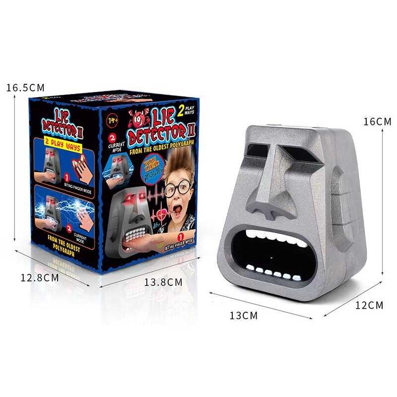 Детектор брехні 85116 (48) підсвічування, 2 режими, звуки, сенсорні датчики, в коробці