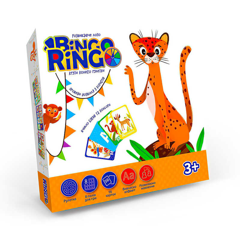 гр Настільна гра "Bingo Ringo" GBR-01-01U УКР "Леопард" (10) "Danko Toys"