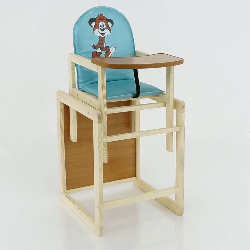 гр Стільчик /шкірзам/№2053 - "Тигр" - колір БЛАКИТНИЙ (1) ТМ "Мася"