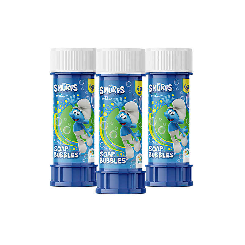 гр Мильні бульбашки "Smurfs" в ас. Об’єм 60 мл. 200596 (1) ЦІНА ЗА 36 ШТ У БЛОЦІ "DoDo"