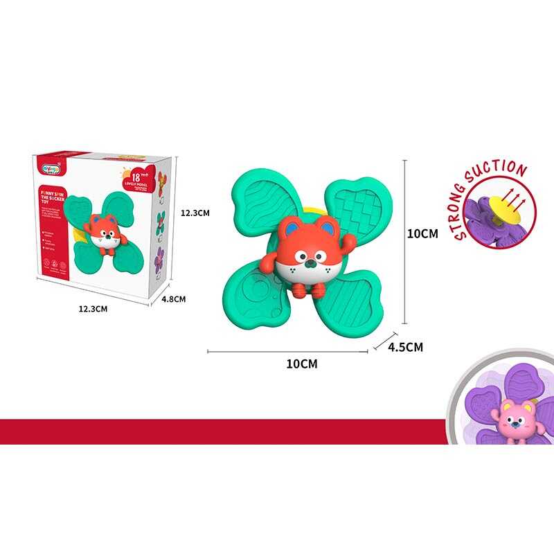 Брязкальце-спінер 668-66 B (216) на присосці, в коробці