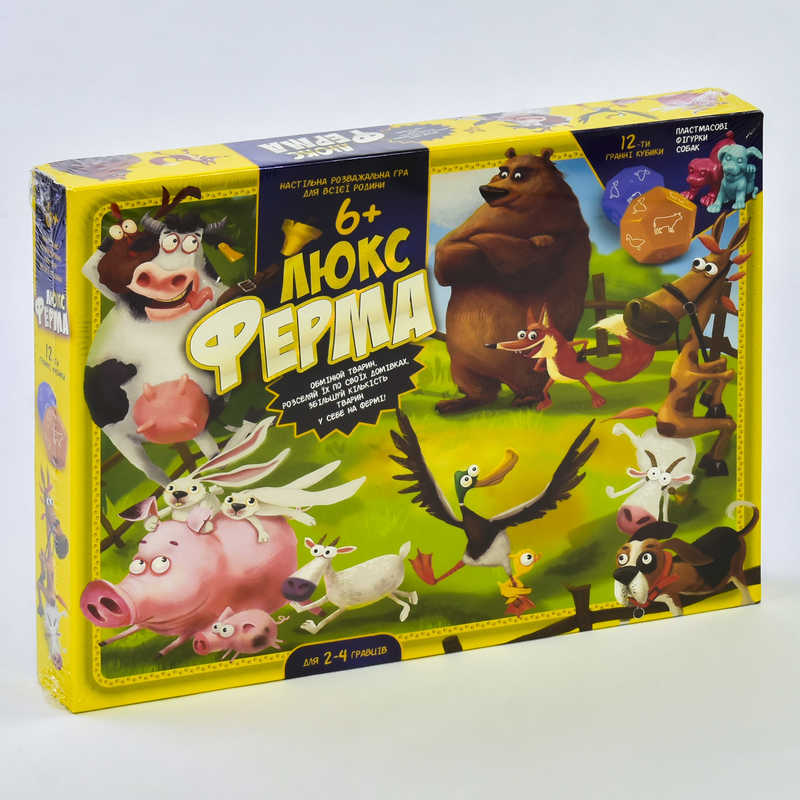 гр Гра наст. вел. "Ферма ЛЮКС" G-FL-UA-01 / G-FL-01-02 УКР. (5) "Danko Toys"