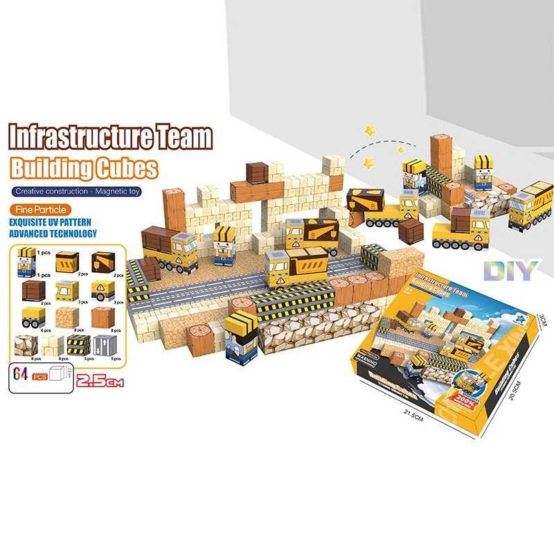 Магнітний конструктор FD 1688 A2 (36) в коробці