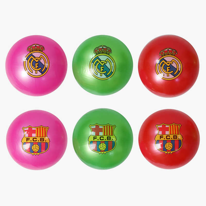 М’яч гумовий F 43264 (600) 3 кольори, діаметр - 19 см, ВИДАЄТЬСЯ ТІЛЬКИ МІКС ВИДІВ