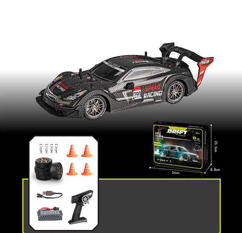 Машина на радіокеруванні SQ 2335-063 (24) масштаб: 1:16, акумулятор 7.4 V, пульт 2.4 GHZ, 4WD, підсвічування, 2 комплекти коліс, в коробці