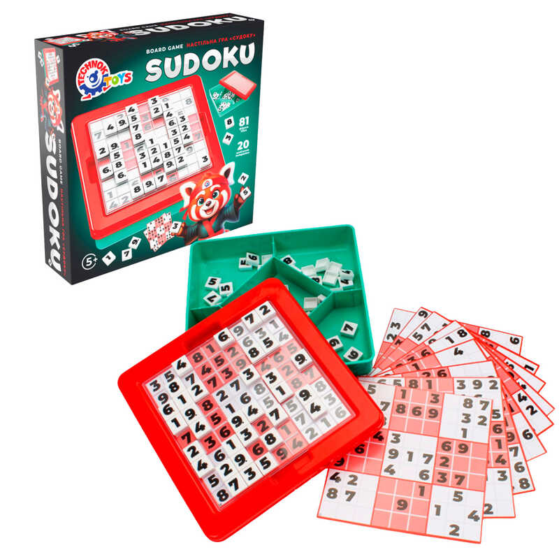 гр Настільна гра "Судоку" 2956 (6) "Technok Toys", в коробці