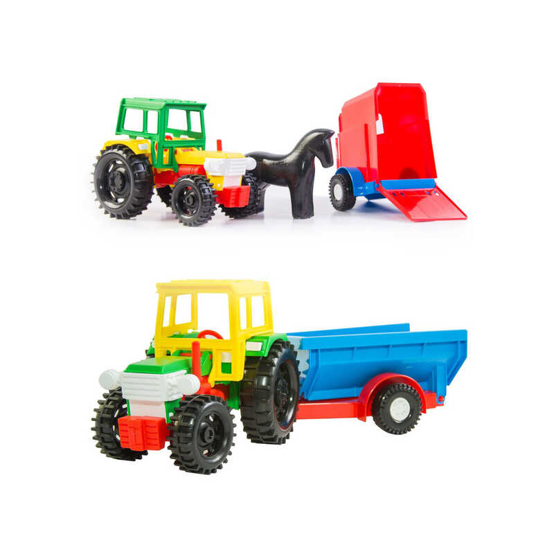 гр Трактор з причепом (конярка) 39215 (12) "Tigres"