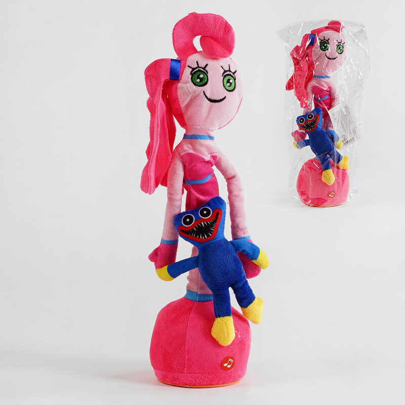 Інтерактивна іграшка С 53133 (100) "Сім`я монстрик", звук, світло, функція запису голосу, танцює, h-33 см, в пакеті