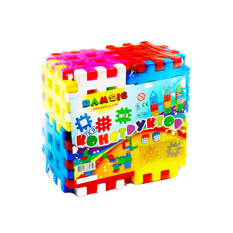 гр Конструктор-пазли 114/3 (9) 13 дет, "BAMSIC"