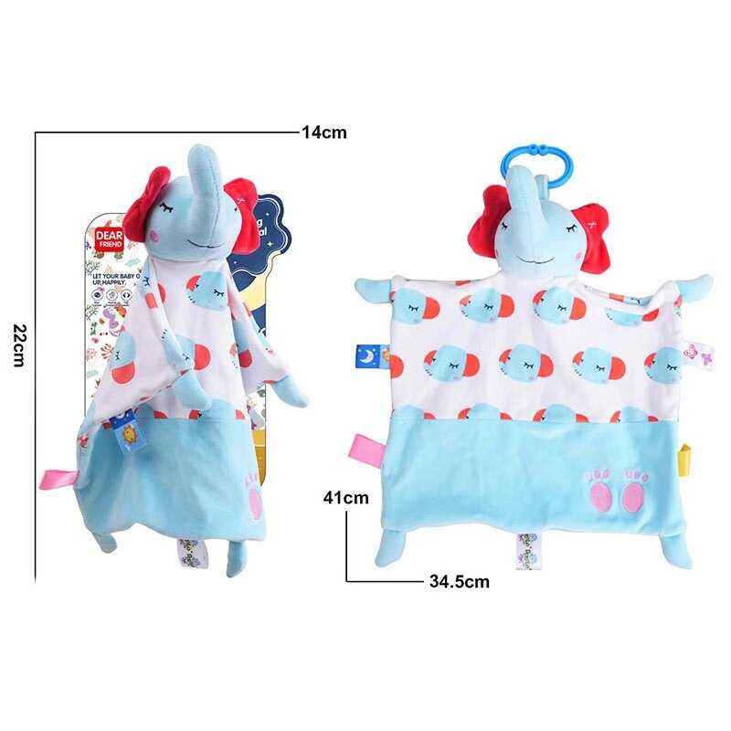 Брязкальце-комфортер 688 M137 (96) текстильне, кільце для підвішування, в пакеті