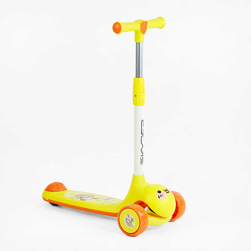 Самокат триколісний "Skyper" LH-11603 (10) колеса PU 112х42мм зі світлом, музика та підсвічування платформи, кермо з`ємне, в пакеті