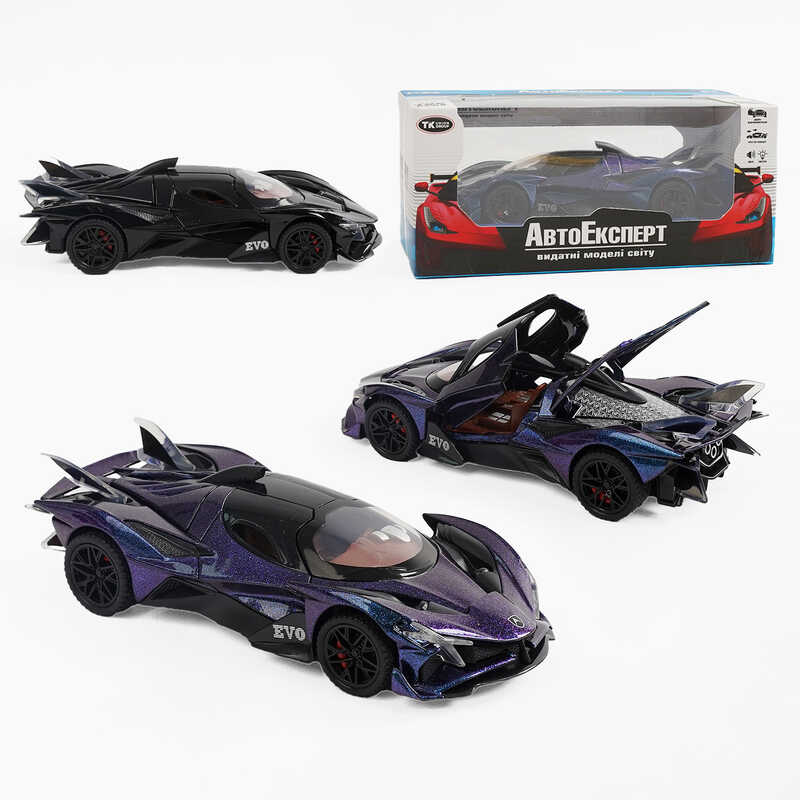 Машинка 71930 (48/2) "Авто Експерт" 2 види, металопластик, 1:32, звук, світло, інерція, відкриваються двері, в коробці