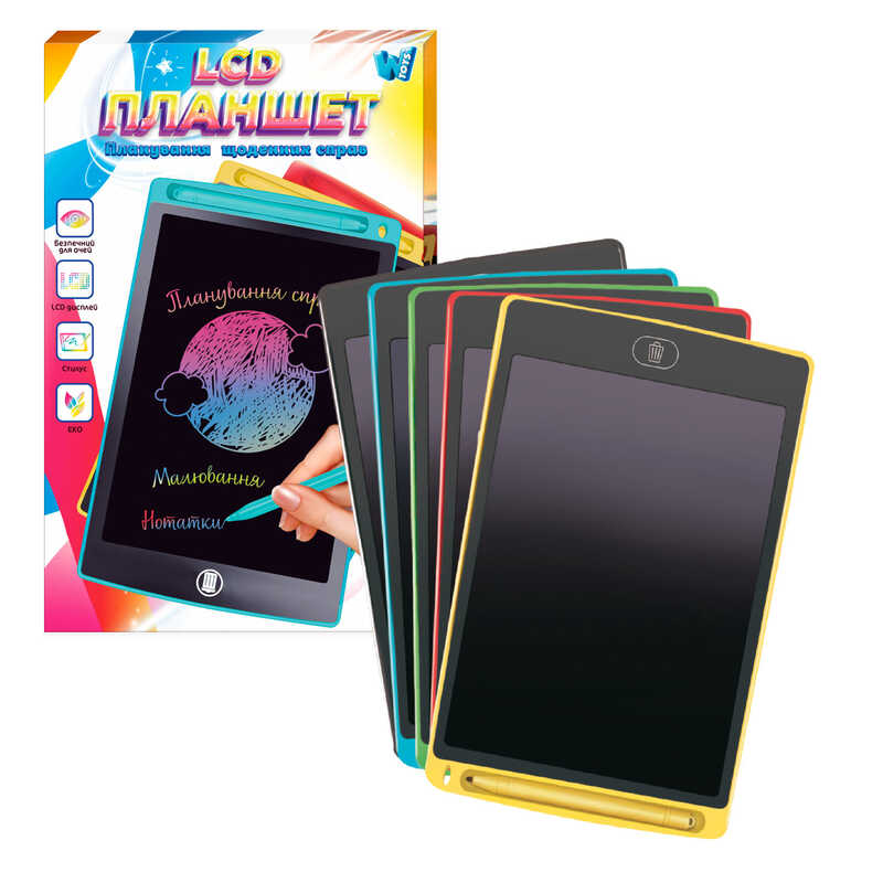 Планшет для малювання 16430 (100) "WToys", ВИДАЄТЬСЯ ТІЛЬКИ МІКС ВИДІВ, в коробці