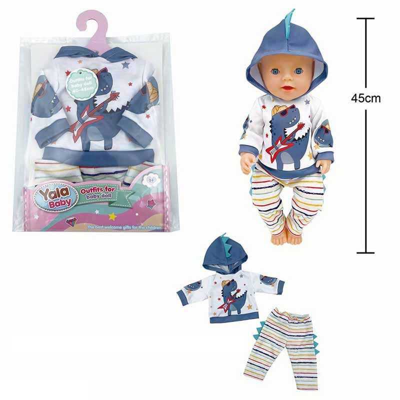 Одяг для пупса BLC 242 M (120) на пупса висотою: 40-45 см, в пакеті