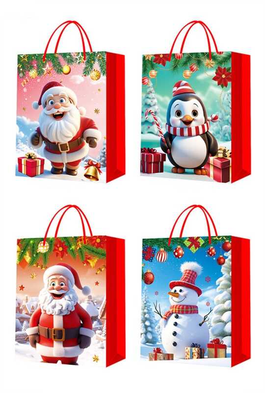 Пакет подарунковий C 69598 (480) 4 види, СЕРЕДНІЙ, ВИДАЄТЬСЯ ТІЛЬКИ МІКС ВИДІВ