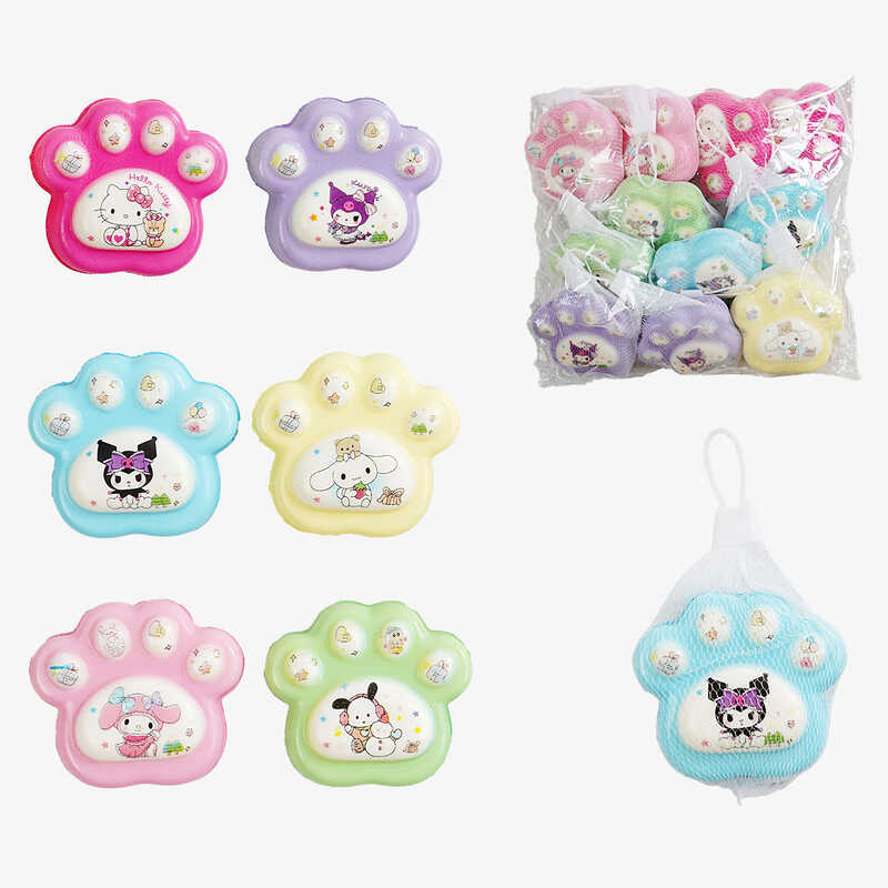 Антистрес-сквіш C 70630 (67) ЦІНА ЗА 12 ШТУК В УПАКОВЦІ, “Лапка”, ароматизований, в пакеті