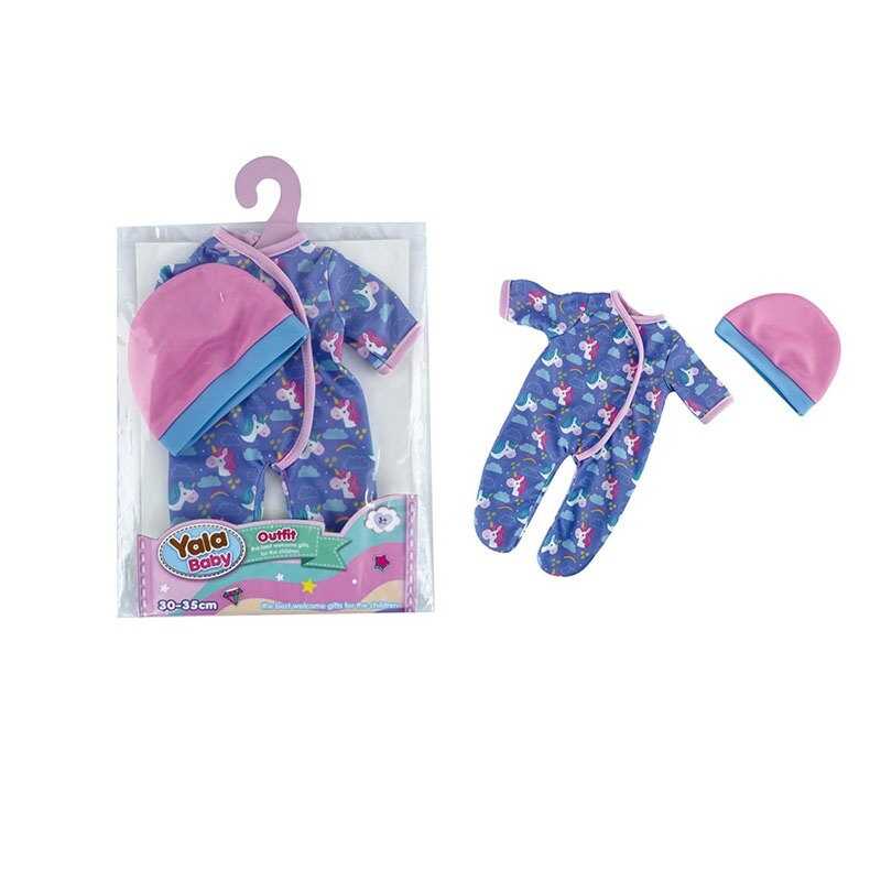 Одяг для пупса YLC 235 F (120) комбінезон, шапочка, в пакеті