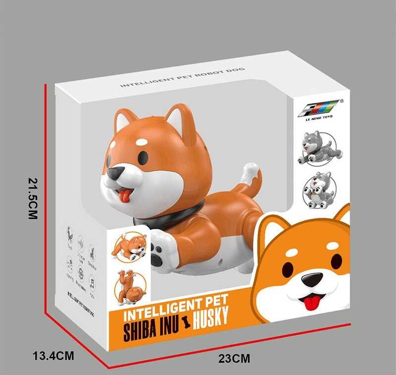 Собачка на радіокеруванні K 47 Штрихкод=80749 (12) акумулятор 3.7 V, USB кабель, підсвічування, звук, музика, виконує команди, сенсорні датчики, програмування, в коробці