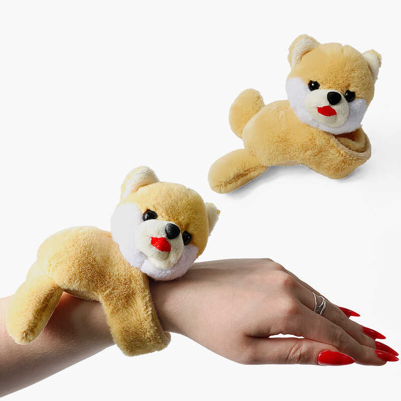 М’яка іграшка-браслет 034-9 (240) чіпляється лапками на руку