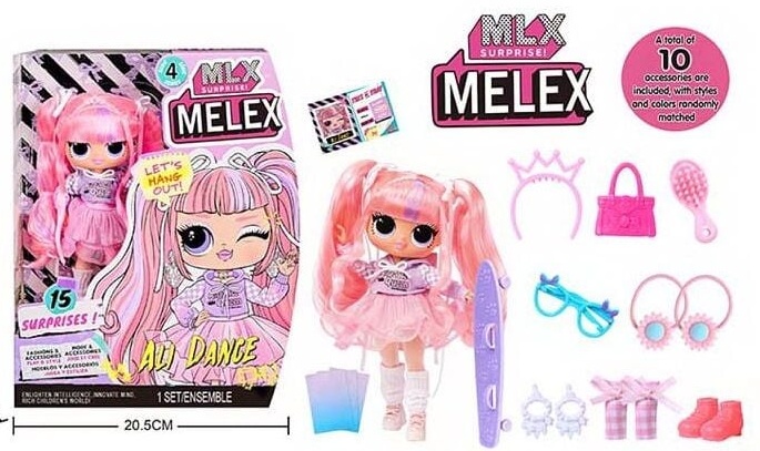 Лялька 881-2 , 16 см, герої «LOL»  , шарнірні суглоби, аксесуари, взуття, в коробці