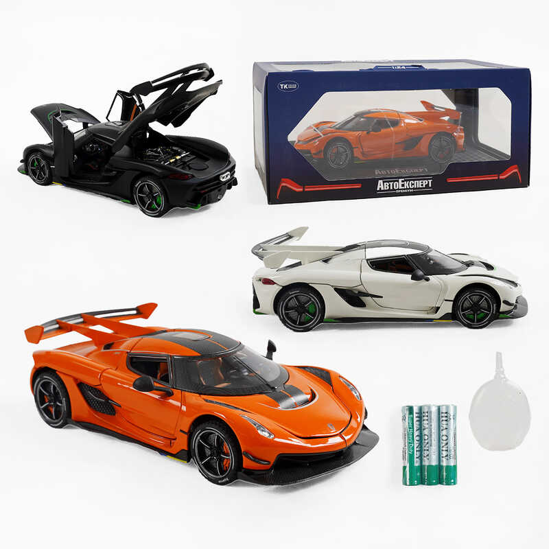 Машинка GT - 62090 (24/2) "Авто Експерт", металопластик, 1:24, звук, світло, інерція, парогенерація, піпетка, відкриваються двері, у коробці, ВИДАЄТЬСЯ МІКС ВИДІВ