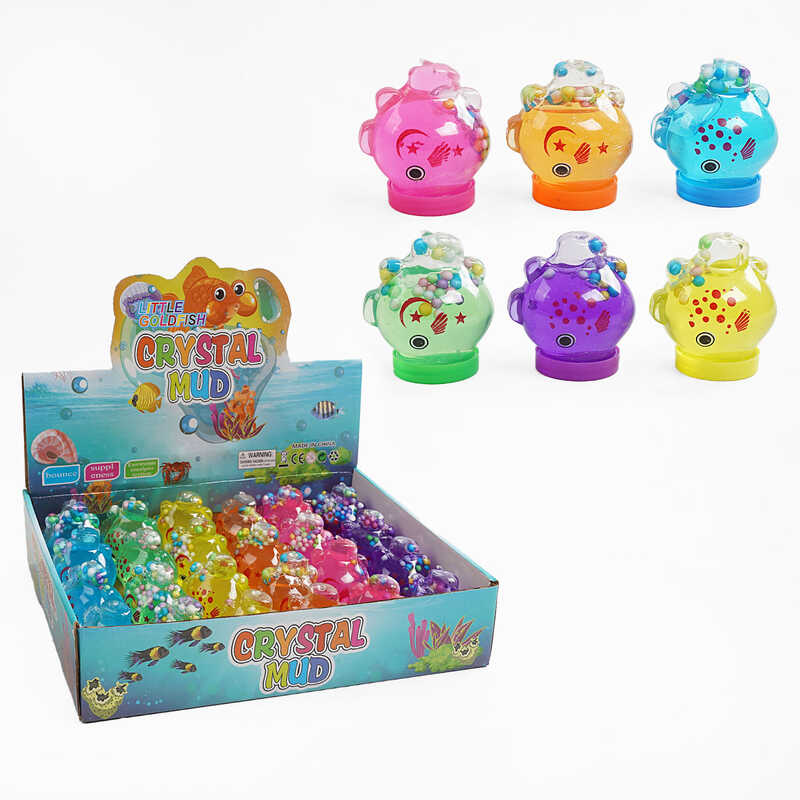 Лизун C 68858 (20) ЦІНА ЗА 24 ШТУКИ В БЛОЦІ, кульки, в коробці