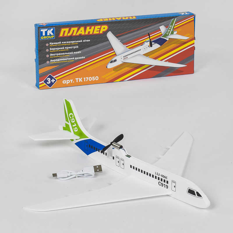 Планер з мотором С 37834 / ТК 17050 (100) "TK Group", на акумуляторі, в коробці