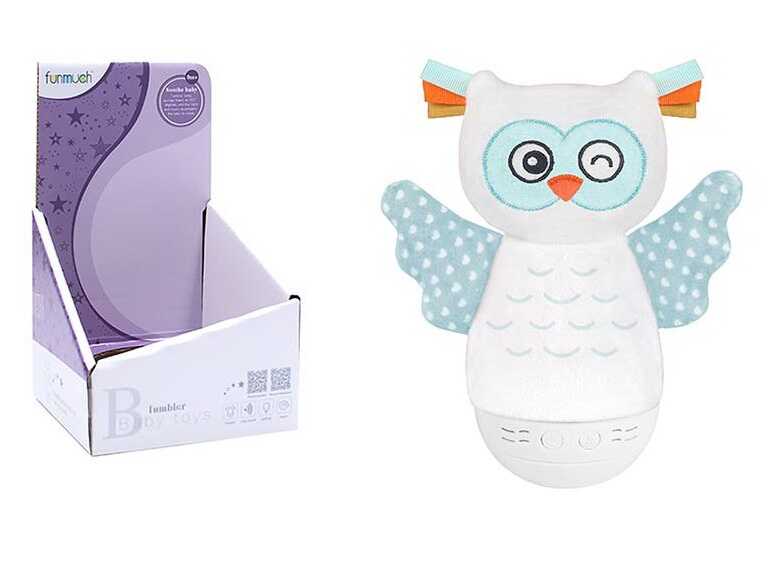 Нелягайко FM 999-7 (72) "Совенятко", нічник, підсвічування, звуки, колискові, в коробці