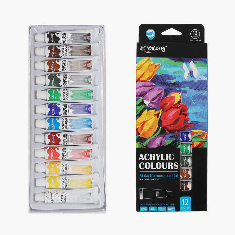 Акварельні фарби C 72702 (120) 12 кольорів, в коробці