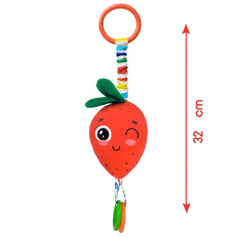 гр Брязкальце-підвіска МС 110604-18 "Полуниця" (25) "Масік", в пакеті