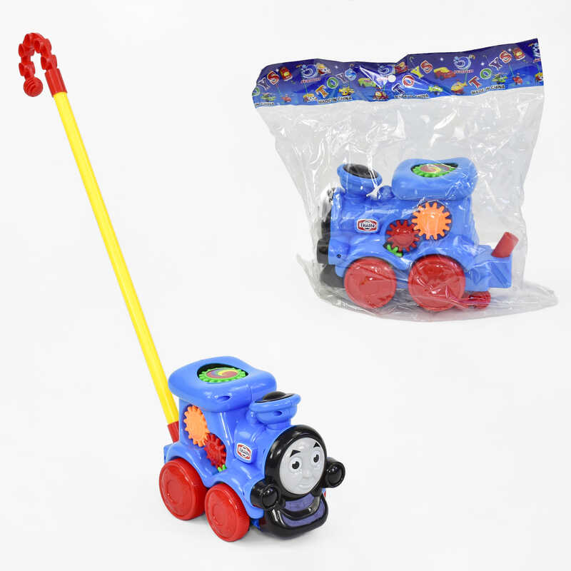 Каталка з ручкою Паровозик Томас 0375 (84/2) в пакеті