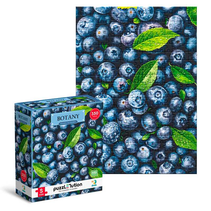 гр Пазл Hard-S "Ботаніка. Прекрасна чорниця" 300625 (32) "DoDo", 350 елементів, 32х23см, в коробці