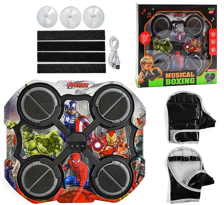 Електронний бокс BK 892 A , герой, акумулятор 3.7 V, USB кабель, підсвічування, музика, bluetooth, режими гучності, в коробці