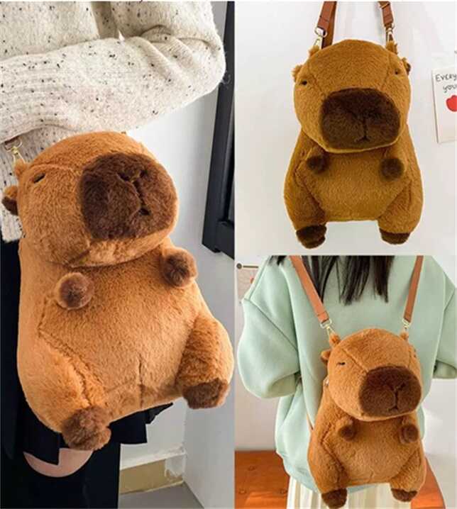 Рюкзак M 18210 (100) “Капібара", висота: 32 см, 1 відділення, регульована довжина лямок