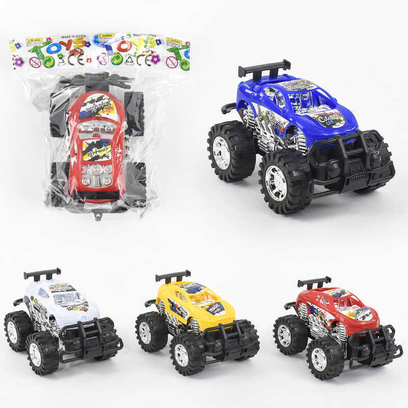 Джип 589-1 (420/2) 4 кольори, інерція, 1шт в пакеті, ВИДАЄТЬСЯ ТІЛЬКИ МІКС ВИДІВ