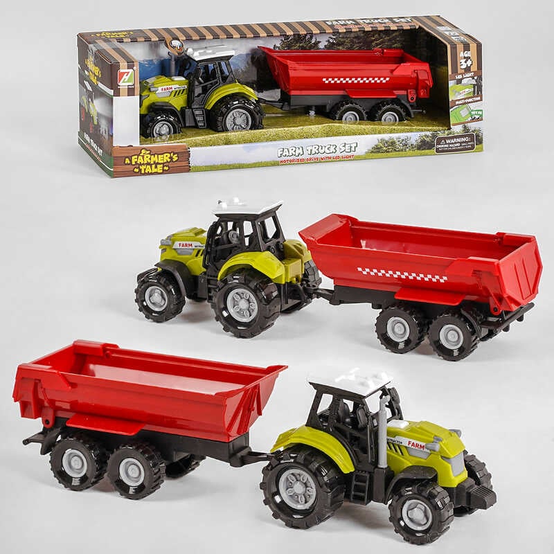 Трактор 550-5 Р (120/2) причіп, світло, звук, в коробці