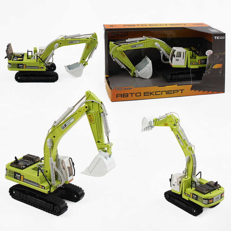 Спецтехніка TK-79930 (36) "Авто Експерт", металопластик, 1:40, звук, світло, обертання платформи на 360°, гусеничний хід, рухомі елементи, в коробці